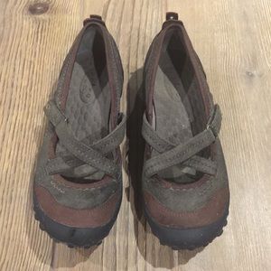 Clarks Privo Suede Shoe - Brown/Green/Black - 6M